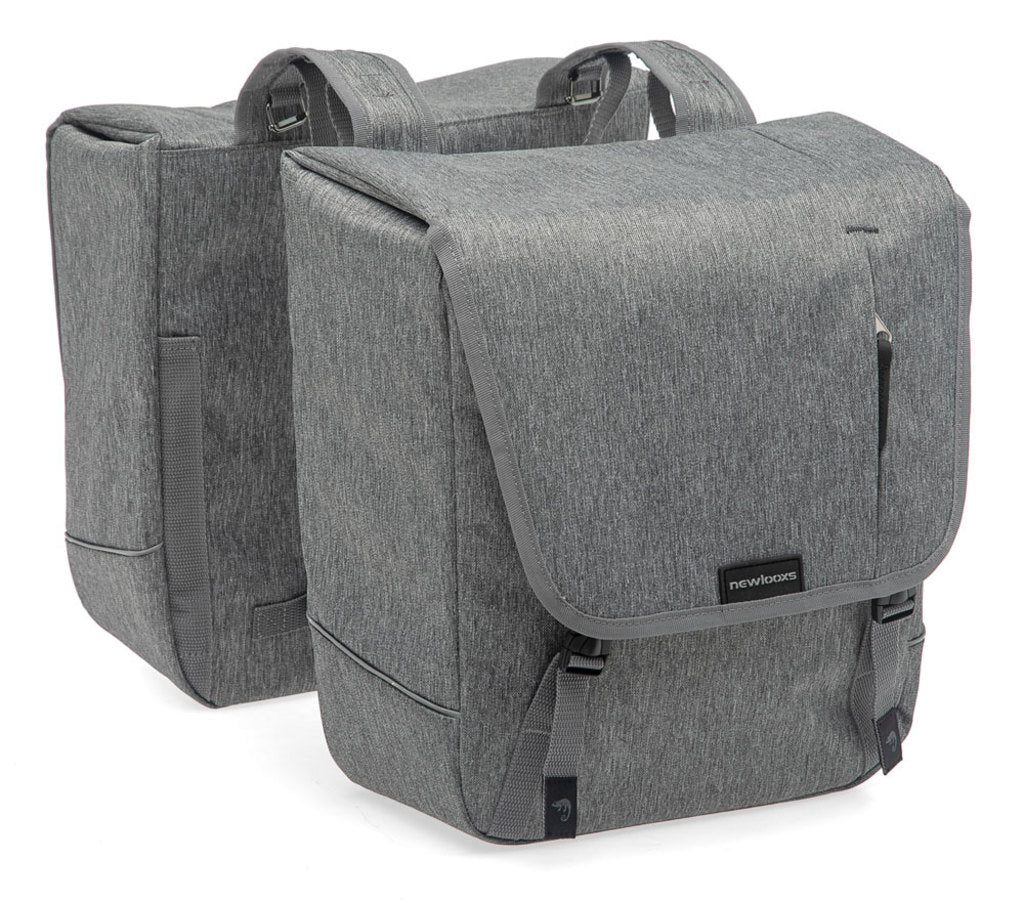 Dubbele-Fietstas-New-Looxs-Nova-Grey-32-Liter Dubbele-Fietstas-New-Looxs-Nova-Grey-32-Liter